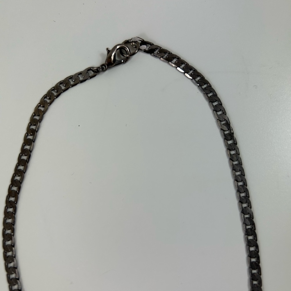 Faux Turquoise Flower Necklace - Picture 4 of 6
